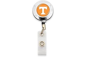 Tennessee Vols Badge Reel with Alligator Clip