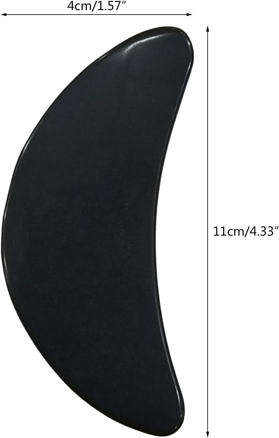 Guojiang Black Water Buffalos Horn Gua Sha Massage Tool for Scraping for and Body Skin Gua Sha Tools Rib Leg for Faci Gua Sha Massage Tool for Scraping - Image 3