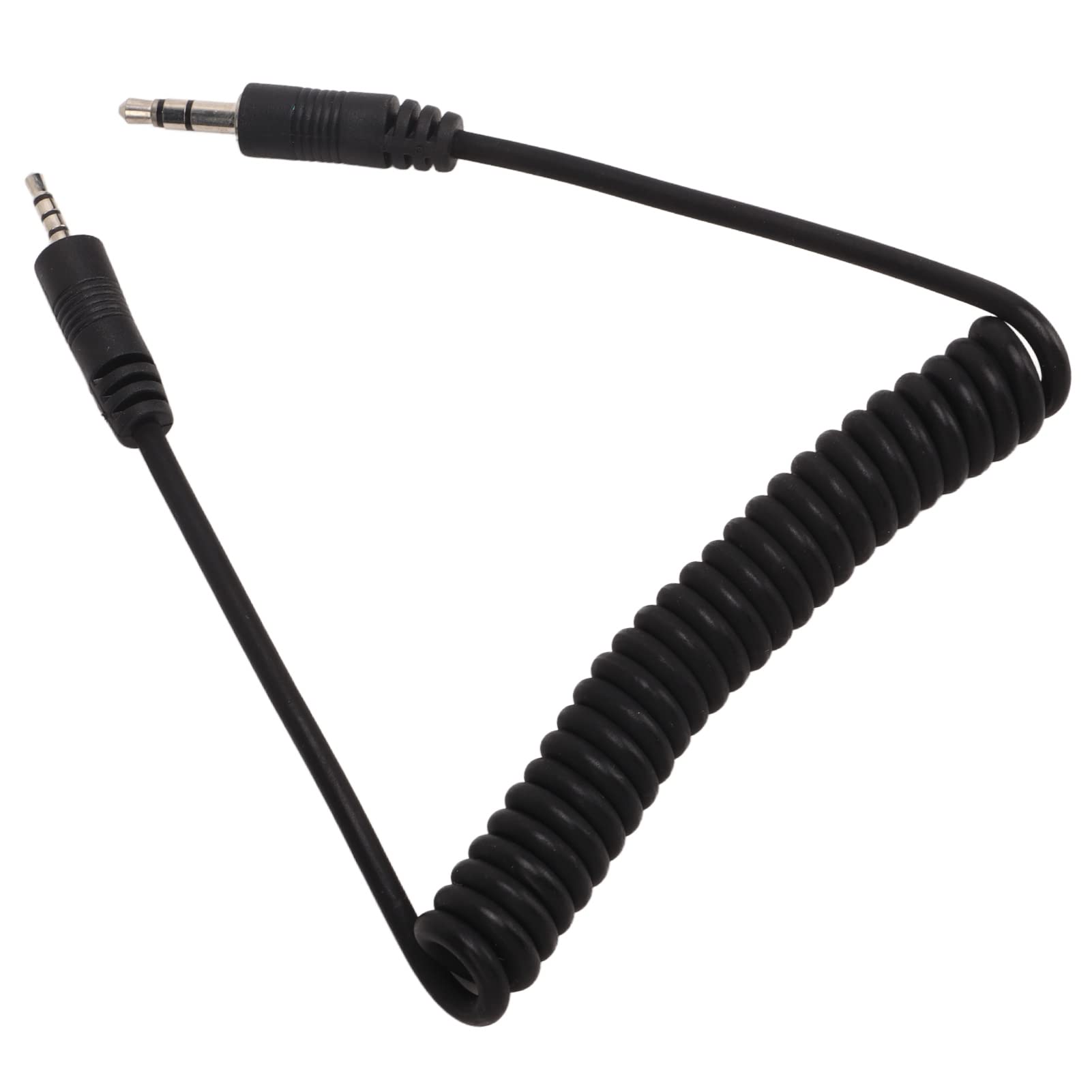 Kabel do Synchronizacji Błysku 2,5 Mm, Spiralny Przewód Męski na Męski 3,5 Mm, Konstrukcja Sprężynowa, do Serii V-LUX, DIGILUX, do Wszystkich Serii GF, GH, G, L, LC, FZ