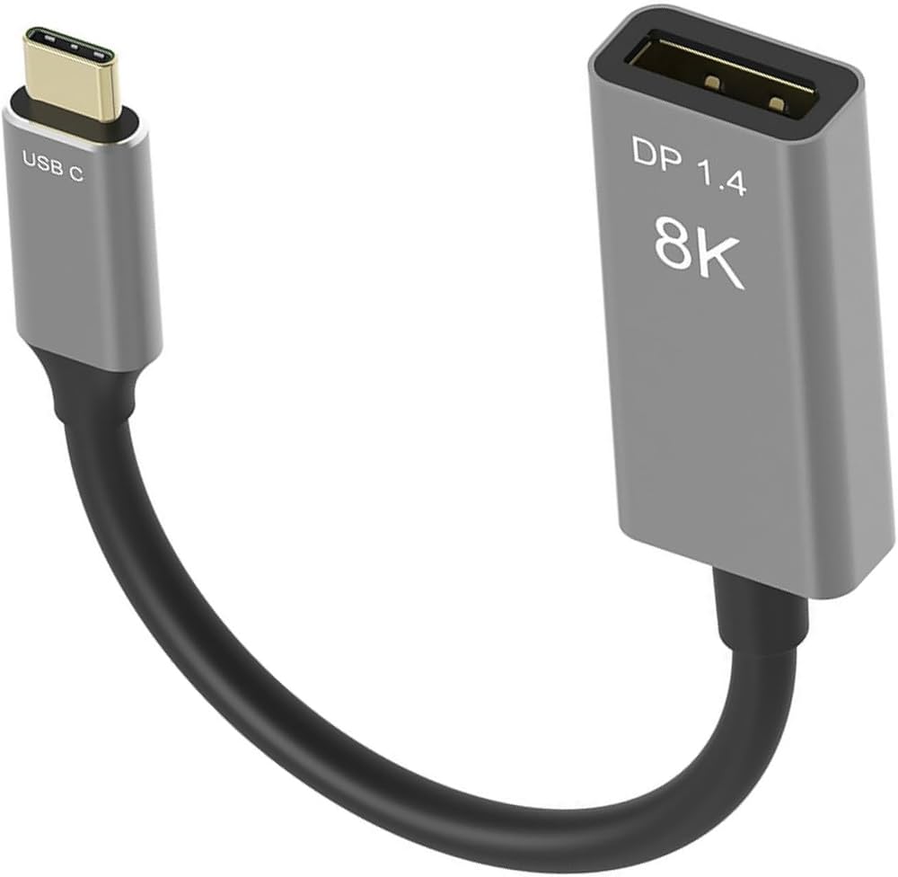 1点限り❤️ CKLau 8K Displayport DP 1.4 USB Amazon | USB C to DisplayPort 1.4 PD 充電、8K (7680 * 4320)@60Hz