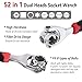 Hamind Universal Wrench 52 in 1 Socket Wrench Multifunction Wrenches Tool with 360° Rotating Head, Spanner Tool for Home and Bicycle Car Repair