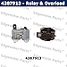 Edgewater Parts 4387913 Refrigerator Compressor Relay and Overload Kit, Compatible with Whirlpool, Kenmore, Roper, KitchenAid, Estate, Inglis, and Crosley