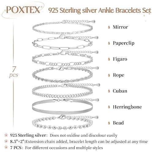 Image of Extra Large Anklets for Women Waterproof, 14K Gold Plated Stack Anklets for Women Plus Size, 10 inch+2 inch Non Tarnish Large Ankle Bracelets for Women, Summer Big Ankles Set, Beach Bikini Vacation Jewelry