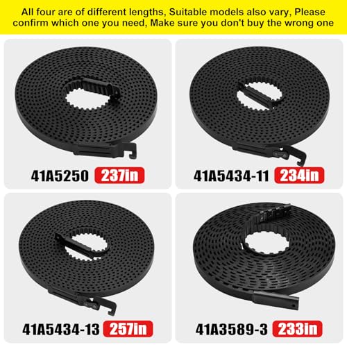 41A5250 Garage Door Drive Belt Assembly for 7' Liftmaster, Sears, 237" Chamberlain Garage Door Opener HD600, WD952KD, WD952KLD, WD822KD, WD912KS by FBULWSEC - Image 4