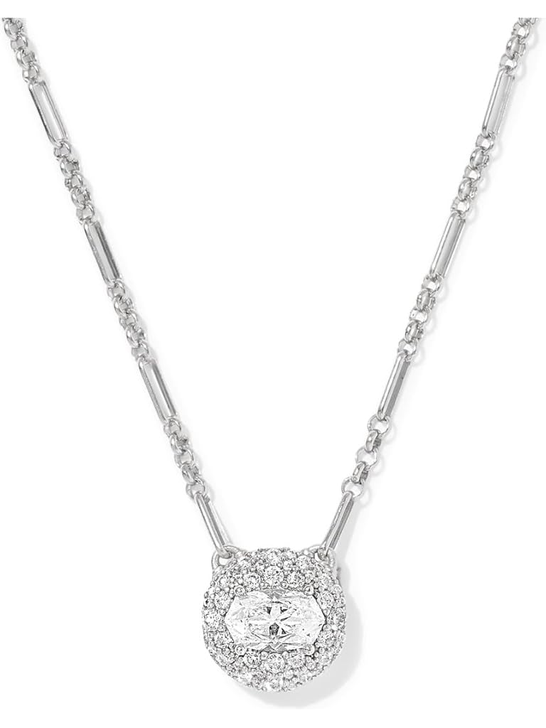 Silver Kendra Scott Bella Short Pendant Necklace