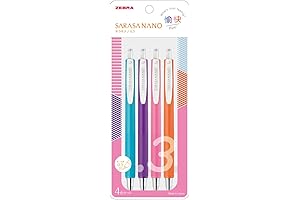 Get Ultra-Fine Lines with the Zebra Sarasa Nano 0.3mm Nano Pen Set