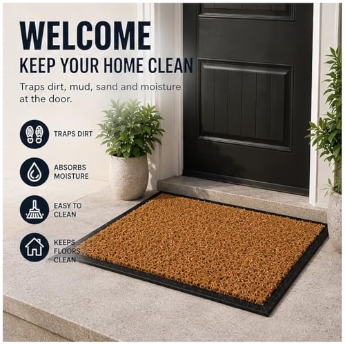 Tapis de sol antidérapant pour salle de bain et porche extérieur