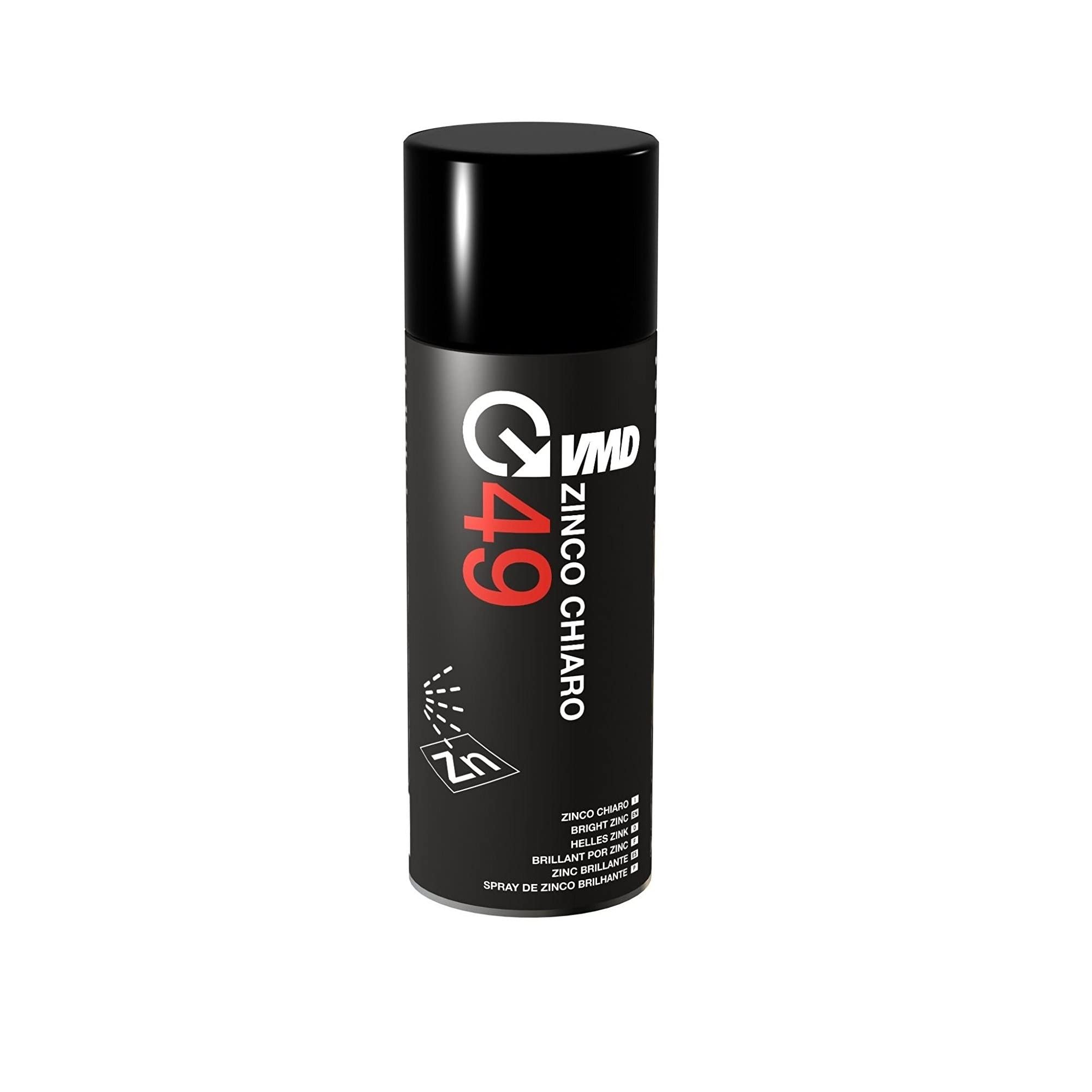 VIRSUS 12 Bombolette Zinco Chiaro Spray 400ml - Protezione Antiruggine E Antiossidante A Freddo Per Metalli