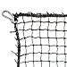 Just For Nets JFN Nylon Golf High Impact Net, 10' x 10', Black