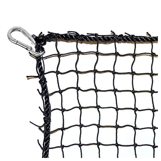 Just For Nets JFN Nylon Golf High Impact Net, 10' x 10', Black