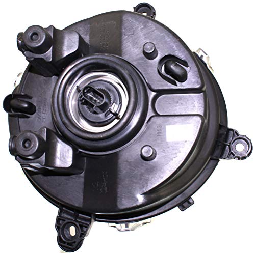 Evan Fischer Headlight Assembly Compatible With 2007-2010 Jeep Compass/Patrior 2007-2017 Halogen Driver Side #TOP3