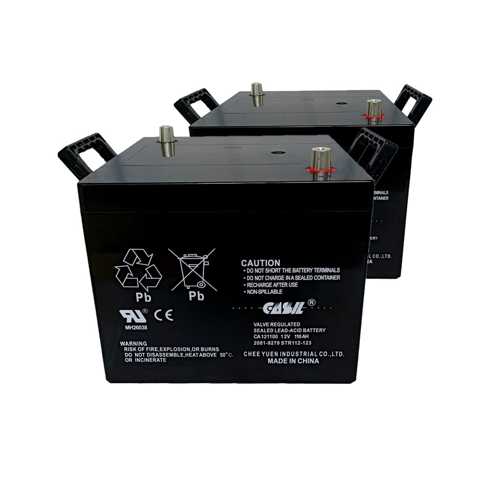 Amazon.com: Casil Simplex 2081-9279 Fire Panel Battery 12V 110AH, Fire ...