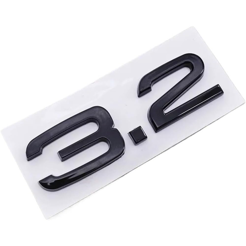 Mauxpiao D Compatible With Abs Car Logo 1.9 2.0 2.8 3.0 4.2 Tdi 3.6 Sticker Trunk Emblem Rear Badge Rewr/D/A