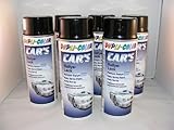 schnelltrocknende Qualität Dupli Color 385865 Car´s Rallye-Lack schwarz glänzend 6 Spraydosen á 400ml