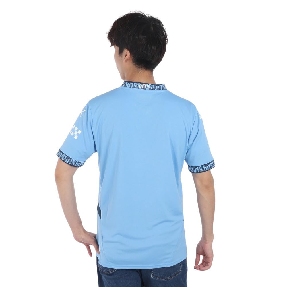 Puma MCFC Matchday Replica Men's Blouse, Team Light Blue - Image 4