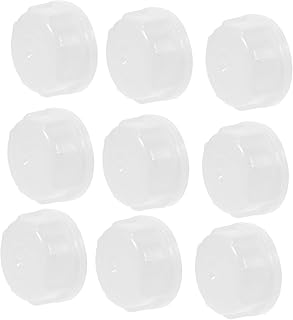 CIYODO 12pcs Plastic Bucket Lid Cap Coarse Thread Caps Accessories Replacement Can Cap Replacement Parts Gasoline Can Caps Replacement White Solid Component
