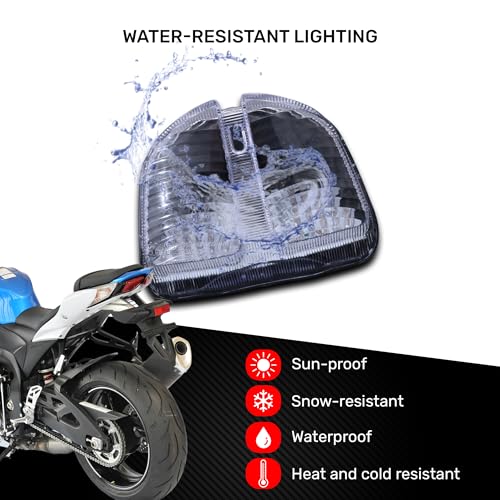 Feu stop LED GSXR 600 2006 feu arrière blanc avec clignotant