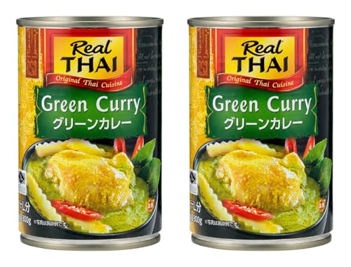 �y�^�C�̖��zReal THAI Green Curry �O���[���J���[ 400g X 2�� �{��^�C�̖��ƃX�p�C�X�L���ȍ��� �R�N�[���{�i�^�C���� �{�����؂ƍ��킹�� Sebasuto�J�[�h�t��