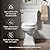 KOHLER K-35584 Cachet Recycled Plastic, Readylatch, Quiet-Close, Soft Close Elongated Toilet Seat