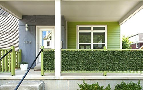 ULAND Artificial Hedges Panels, Boxwood Greenery, Privacy Fence Screen, Weddings or Parties Background Walls, Pubs Restaurants Green Plants Wall, Office Home Kindergartens Garden Outdoor Décor