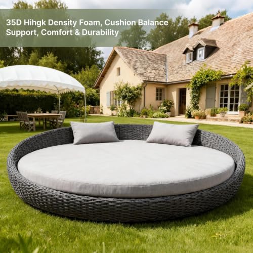 BBTEQEKN 3" x 66" Round Foam Cushion, Cuttable Upholstery Foam Pad by BBTEQEKN - Used condition - Image 5