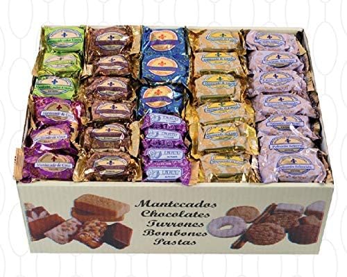 Assortiment Polvorones Mantecados Gateaux De Noel En Portions En Carton De 5kg Amazon Fr Epicerie