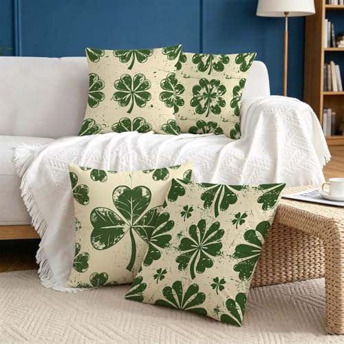 Coussin extérieur imperméable vert 50x50cm housse de coussin de jardin - 3