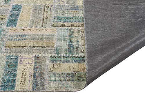 Tapis patchwork turc fait main en laine ALLMODE luxe 6,30m² - 5