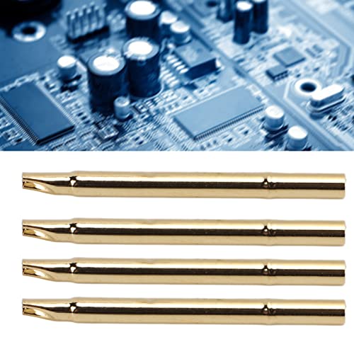Image of Jeanoko Spring Test Probe Sleeve, Brass Testing Pin Sleeves Set R125-4S Good Electric Conductivity Large Contact Area for P125 Series Brass Testing Pin Spring Contact Probe Set