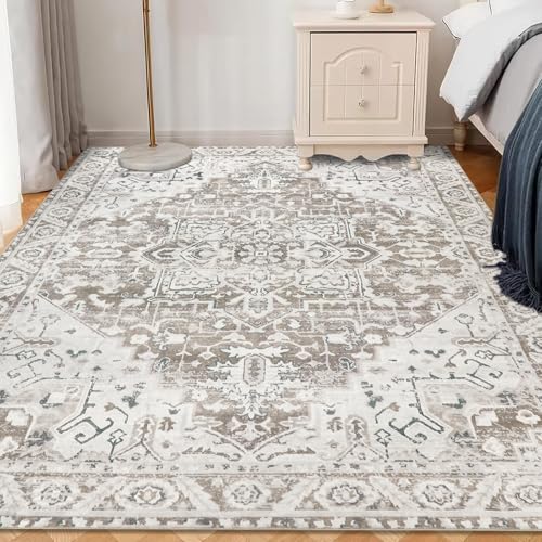 Tapis Vintage 160x230 Antidérapant Lavable Famibay