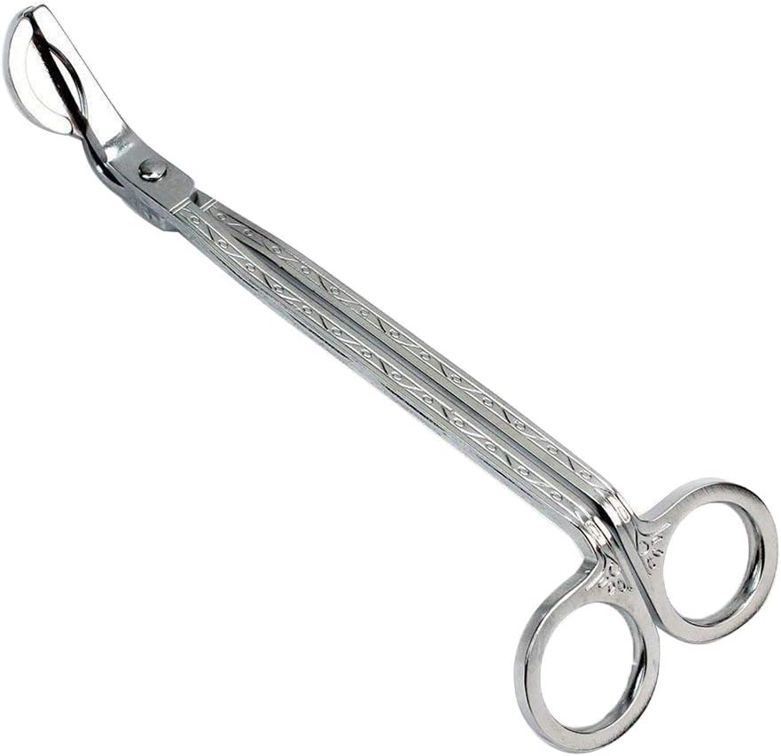 STONCEL 1PC Candle Trimmer Wick Catcher Stainless Steel, Silver