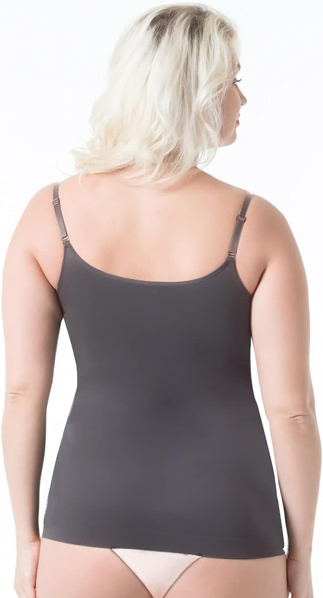 EUYZOU Women's Tummy Control Shapewear Tank Tops - Seamless Body Shaper Compression Top - Image 3