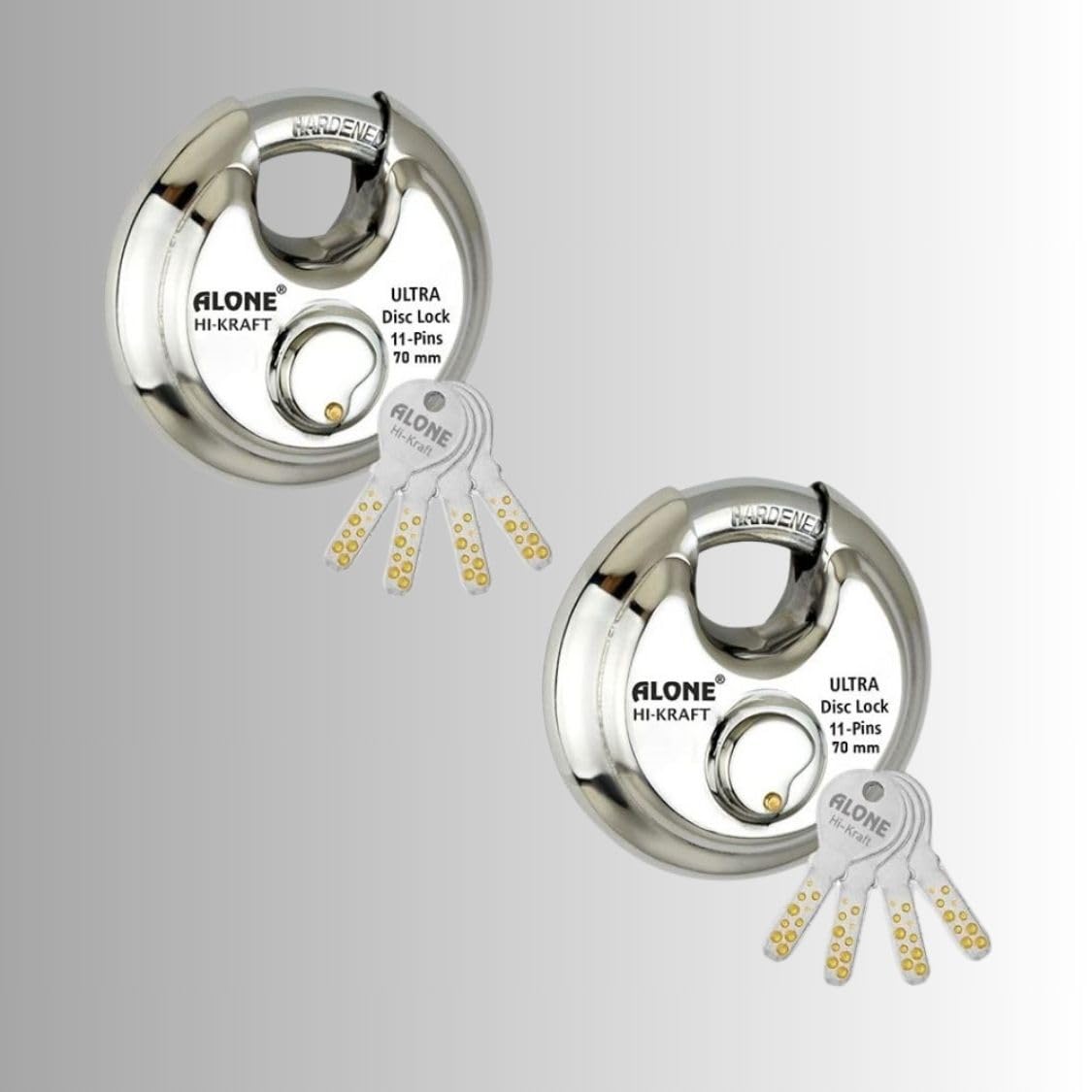 Alone Padlocks Small Size 50mm 6 Keys Lock | Hard Shackle Double Locking | Lock and Keys for Home Door Gate Shop Shutter Office, Chrome Finish Rust Resistance | Made in India (Pack of 01) — Amazon image 29
