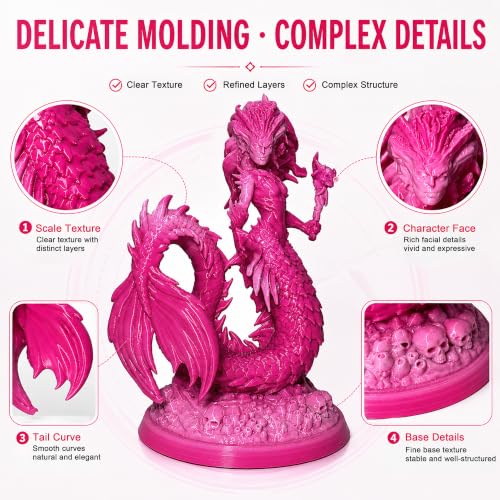 Image of PETG Flower 3D Printer Filament,Multicolor Filament,Solid,Peony Pink,PETG 1.75mm Filament,1kg，Solid Opaque with Smooth Glossy Finish
