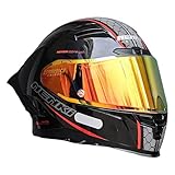 Casco integrale Nenki, NK 856, sportivo, omologato ECE, con doppia visiera