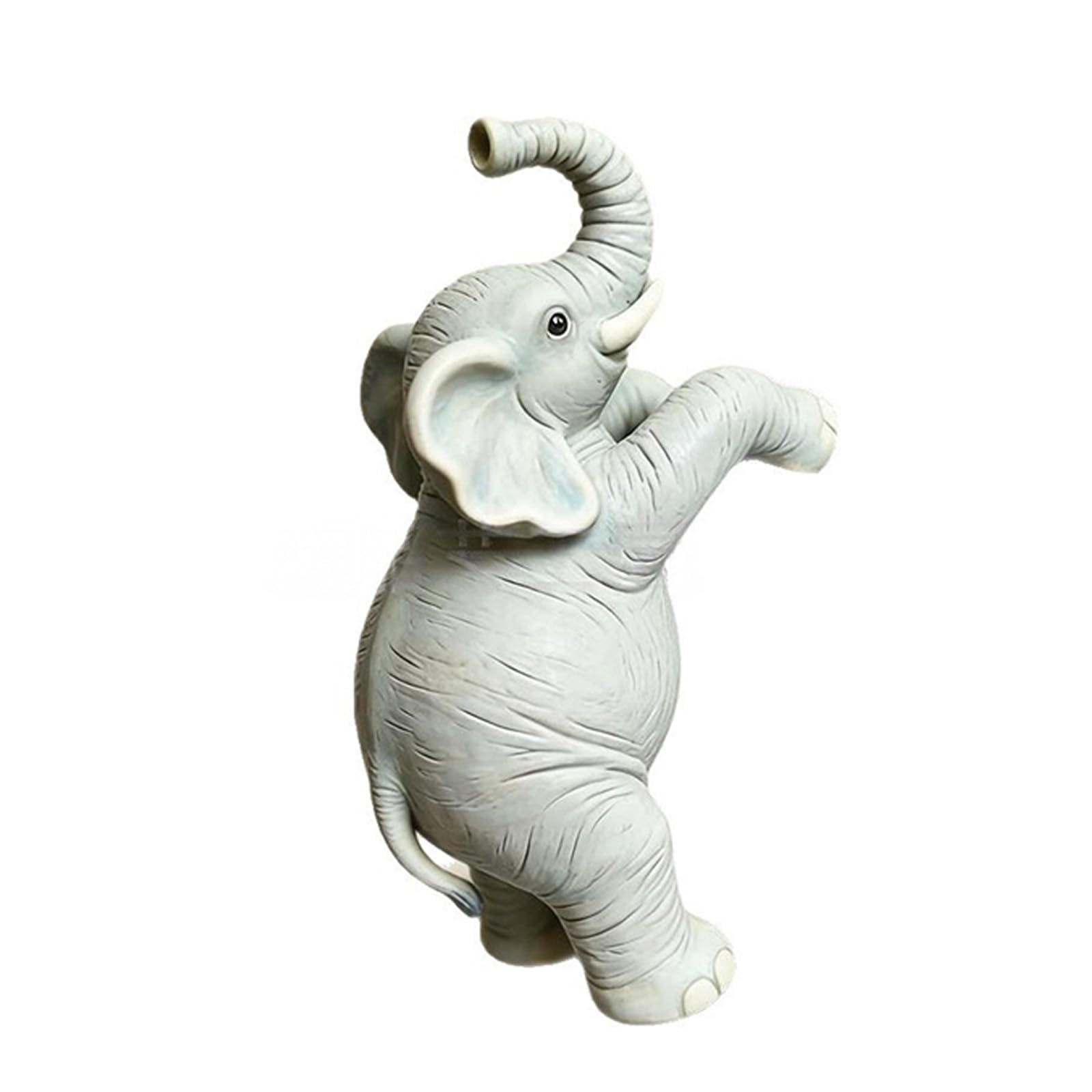 Limtula Lovely Elephant Resins Pots Hanger Elephant Resin Hanging Planter for Indoor and Outdoor Decoration Decorative Statue