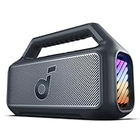 Soundcore Cassa Bluetooth Portatile Boom 2, 80W Booming Sound con Subwoofer e BassUp 2.0, 24H, IPX7,...