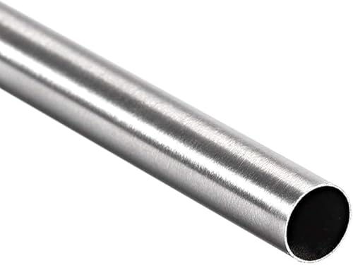 Miniatura 3 de uxcell Tubo redondo de acero inoxidable 304 de 0.276in de diámetro exterior, 0.008in de grosor de pared, 9.843in de longitud, tubo recto sin costuras
