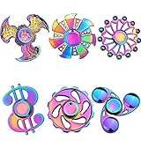 Fidgets Spinners Colorful Fingers Hand Spinner Metal Focus Decompression Autism Toy Fingertip Gyro...