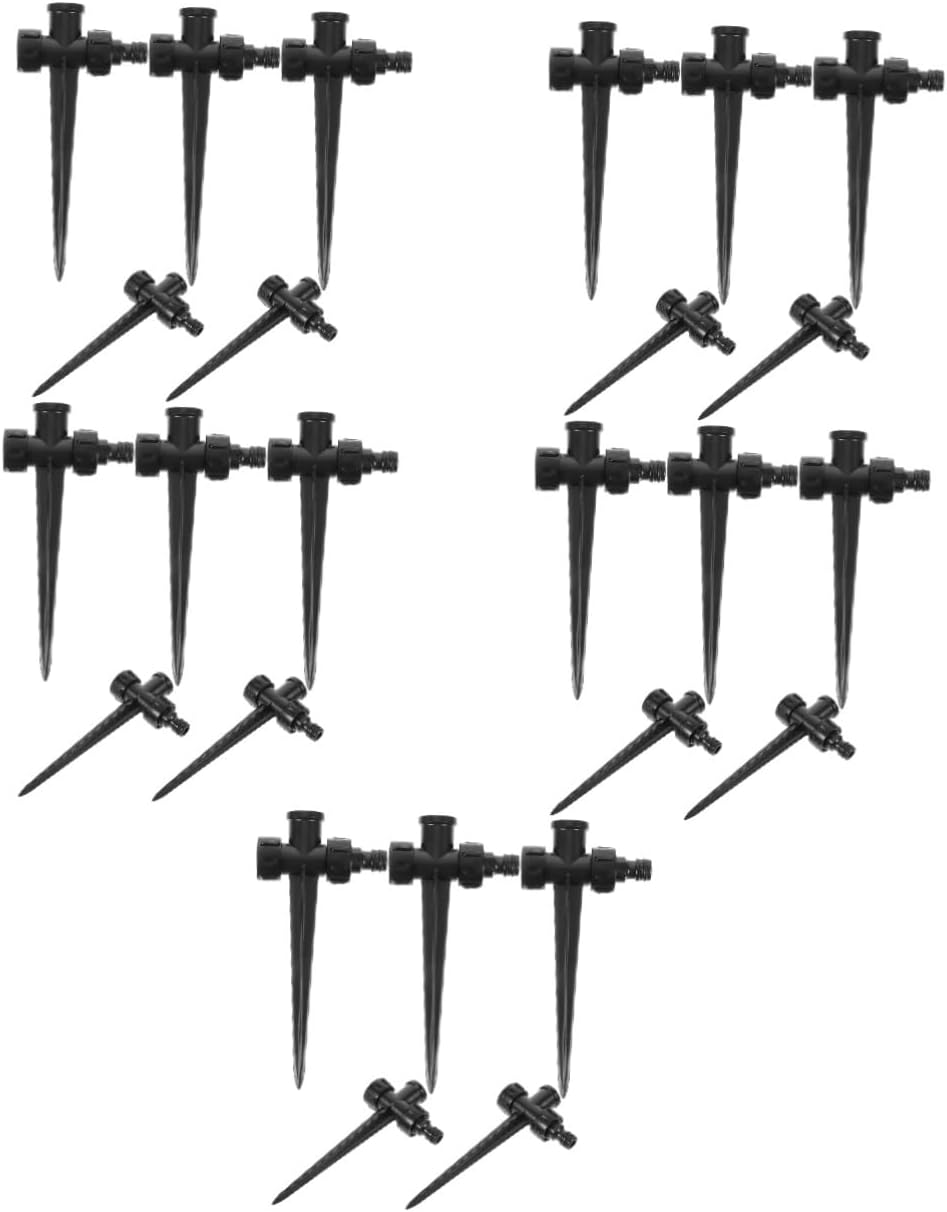 Sosoport 5sets 5pcs Sprayer Spike Durable Garden Sprinkler Stake with Height for Lawn Irrigation Sturdy Spike Accessory for Watering All Weather 5pcs*5