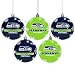 Forever Collectibles 2016 NFL 5-Pack Shatterproof Ball Ornaments - Seattle Seahawks