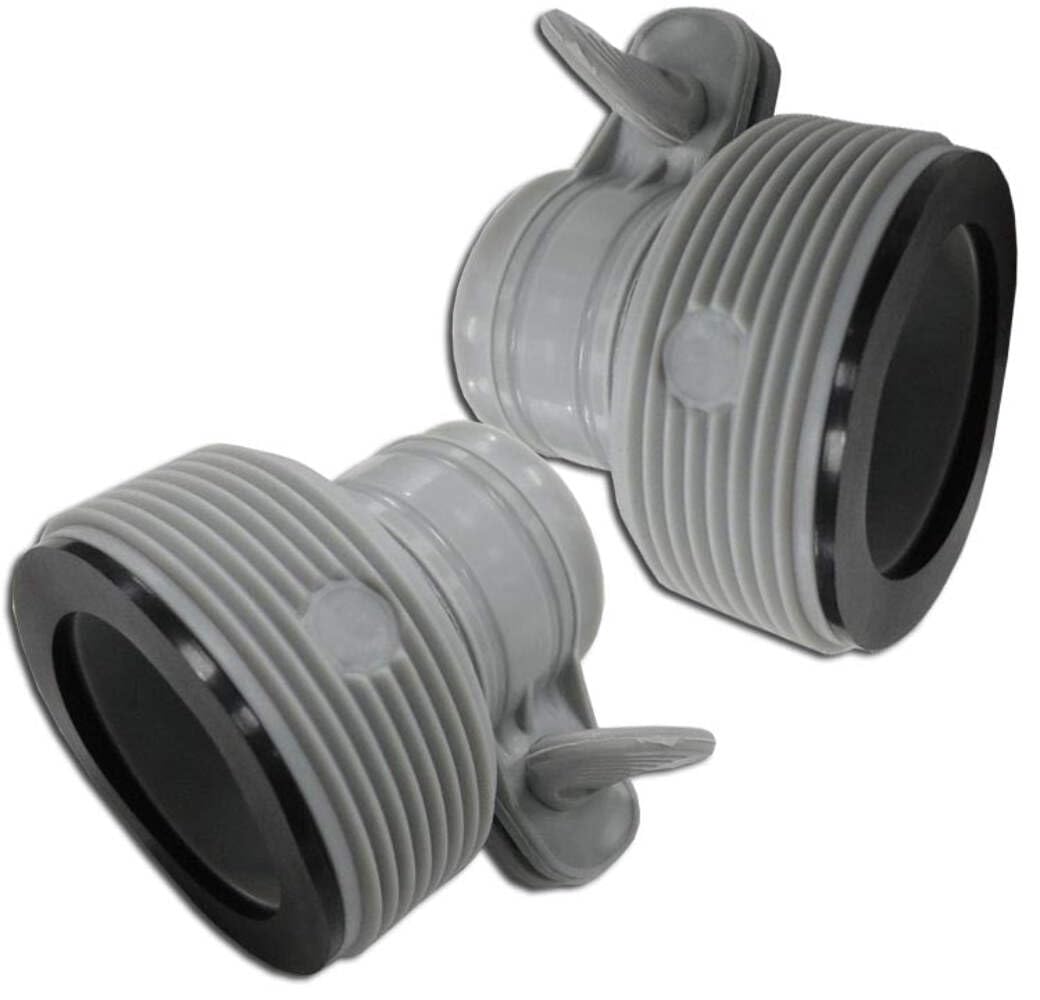 2 Intex Pool Filter Pump Connector Hose 38 – 32 Adaptor 10722 Bestway