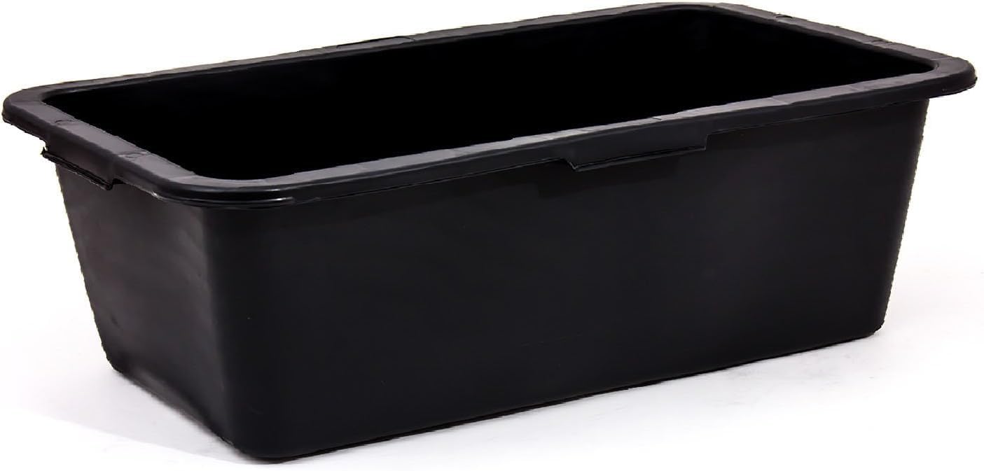 B2C Black Plastic Plant Pots, 45L, 65L, 90L Round, 40L and 60L Rectangular (Rectangle, 80 Litres)