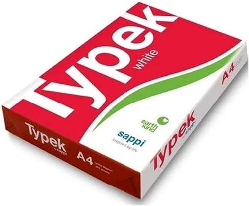 Typek White Copy Paper A4 500 Sheets 80GSM Printing and Bond Paper