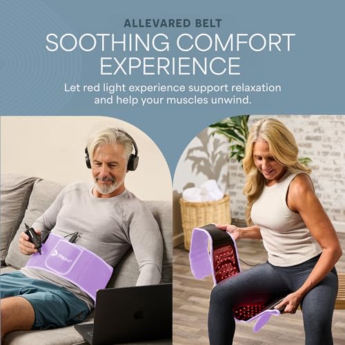 Lifepro Red Light Therapy Belt – Infrared Red Light Therapy for Body, Back and Shoulder - 660nm & 850nm Near Infrared Heating Pad – Adjustable & Portable for Wellness & Relaxation by LifePro - Image 2