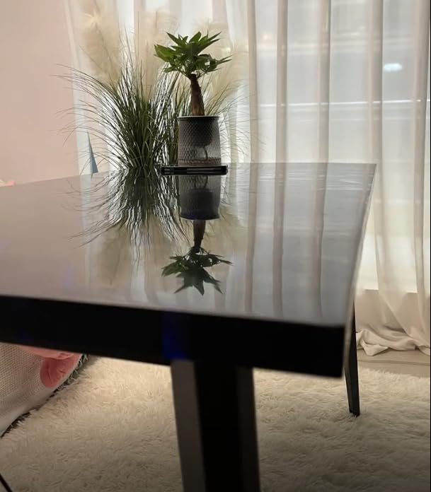 Led Resin Desk Lights Up When Touched, The glowing Table is Made of Epoxy Resin, Wood Table Coffee, Personalized Design Epoxy Table, Sensor Table, Magic Table, Sofa Table (24x48 inch)