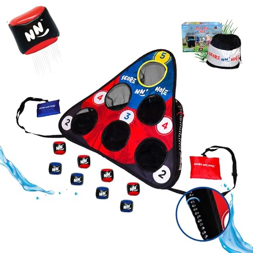 TOSS & ROLL NN Hole Starter Set - Toss and Roll Cornhole on Land + Water Cornhole