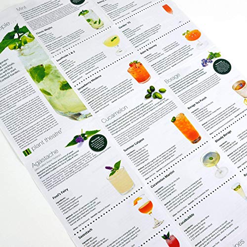 ﻿Plant Theatre Cocktail Herb Growing Kit - Grow 6 Unique Indoor Garden Plants For Mixed Drinks With Seeds, Starter Pots, Planting Markers And Peat Discs - Kitchen & Gardening Gifts For Women & Men ﻿﻿﻿ #TOP2
