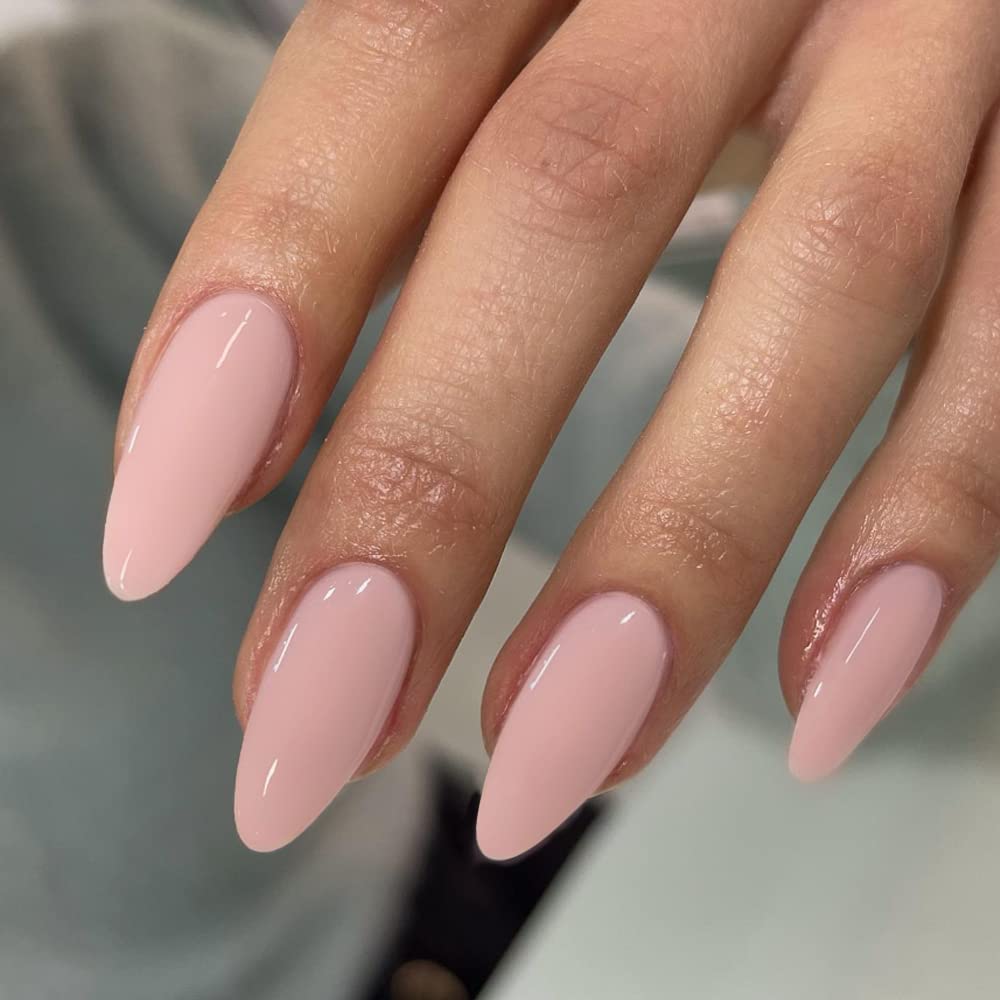 SXVME Dusty Pink False Nails Almond Medium - Image 2