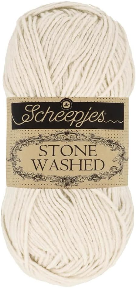 Stone Washed Yarn 50 g (1.76 oz) - 801 Moon Stone Beige